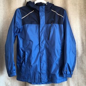 LL Bean kids size XL (18) fleece lined jacket EUC